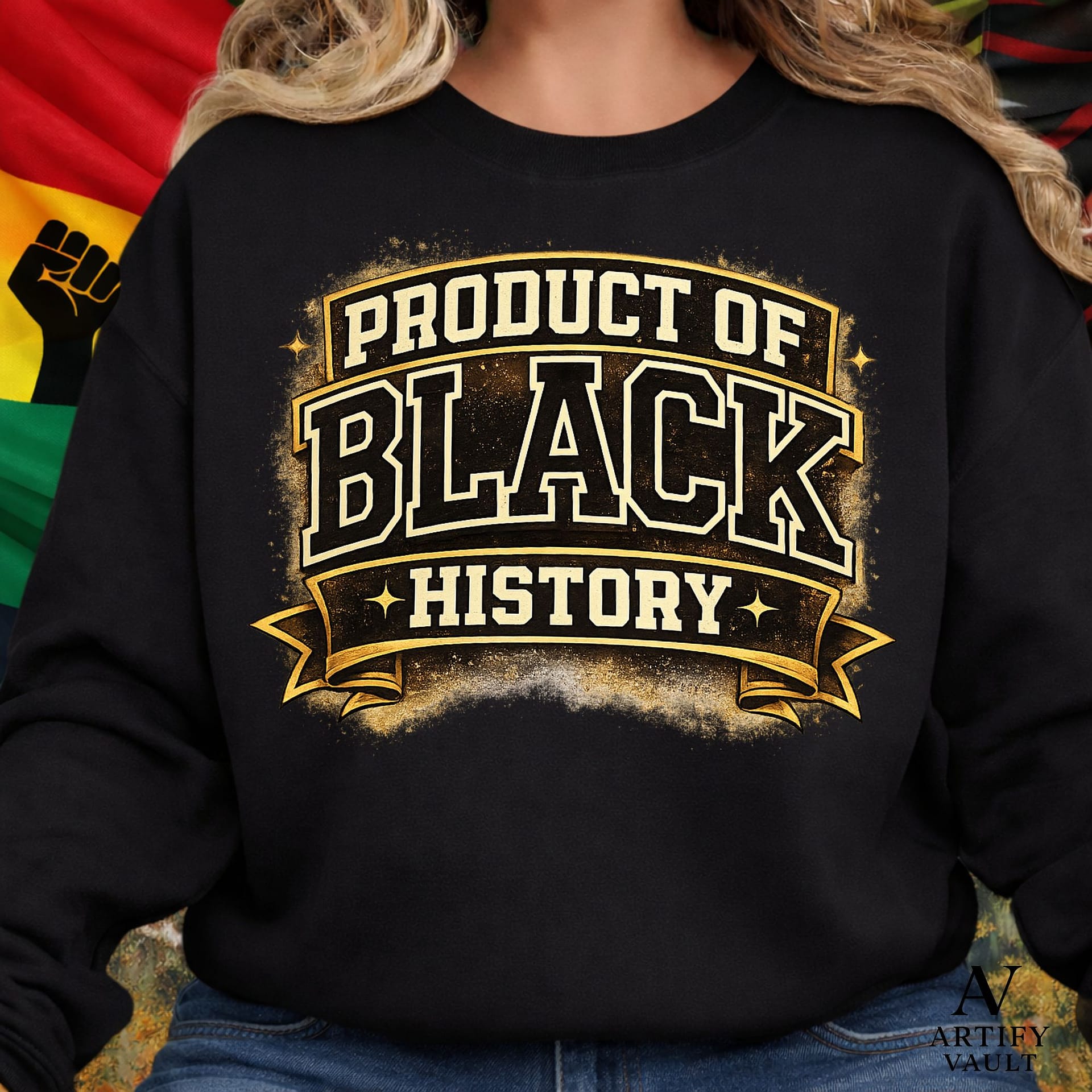 Product of Black History PNG design for Black History Month and Juneteenth, featuring Afro-centric graphics, high-resolution sublimation-ready file for t-shirts, hoodies, mugs, and tote bags.